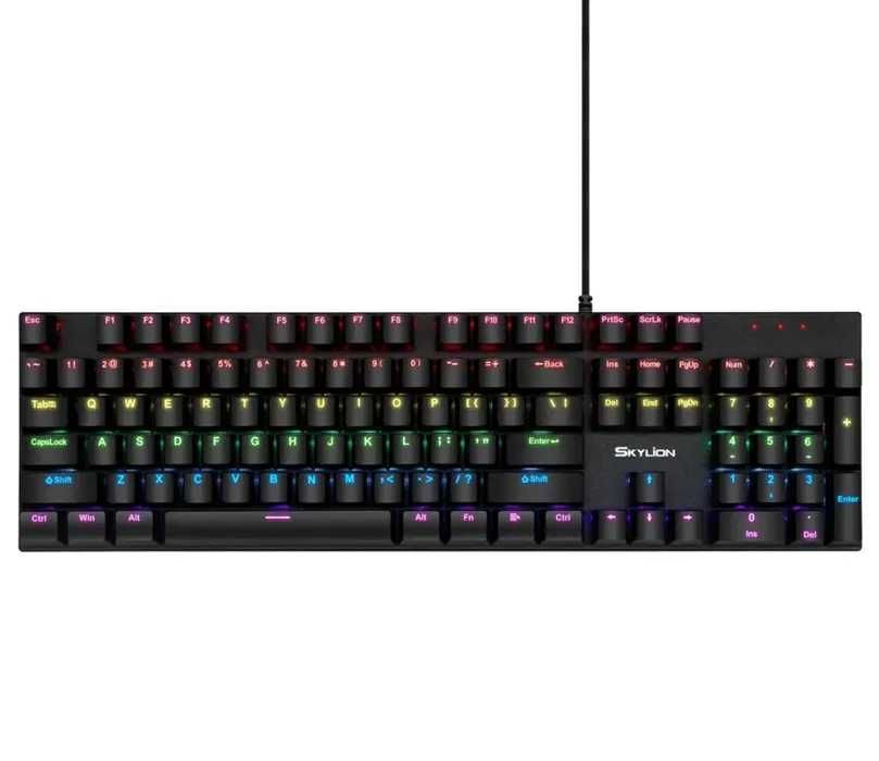 Teclado Gaming Mecânico Skylion G300 RGB – Novo