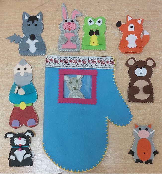 Пальчиковий, ляльковий театр! 8 казочок