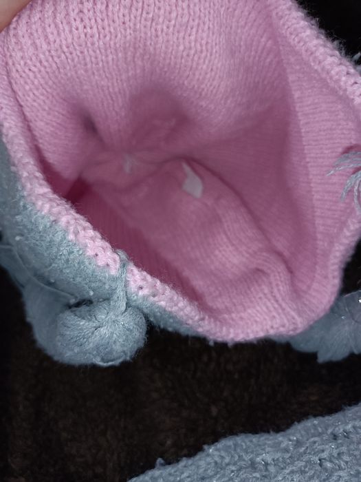 Komplet dla dziewczynki czapka i komin