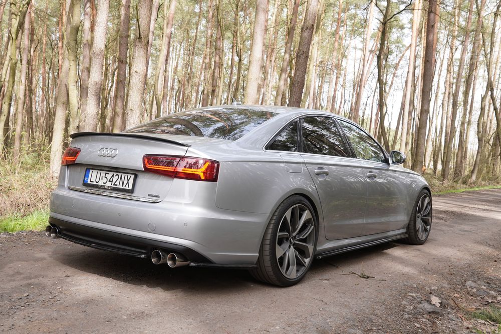 Auto do ślubu, imprezy okolicznościowe, piękna limuzyna Audi A6 S6 C7