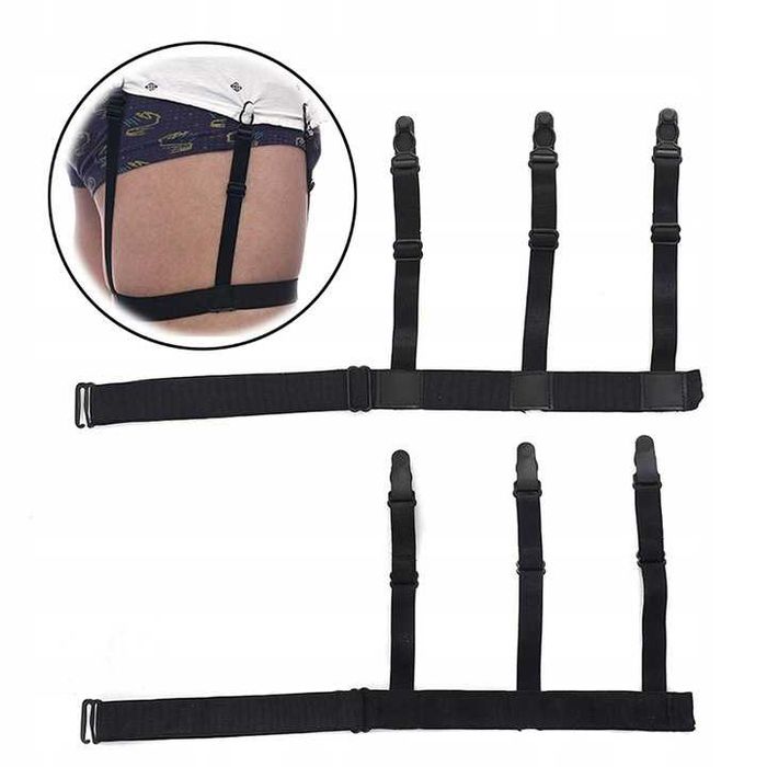 Szelki Do Koszuli Komplet 2 Szt. Męskie Na Udo Utrzymanie Elastyczne