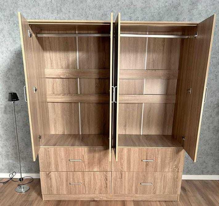 PREÇOS INCRIVEIS ROUPEIRO COM 4 PORTAS COM ESPELHO NOVO ENVIO GRATITO PAGA NA ENTREGA
