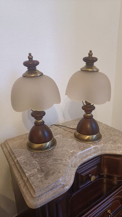 Conjunto candeeiros (1 teto + 2 mesa cabeceira)