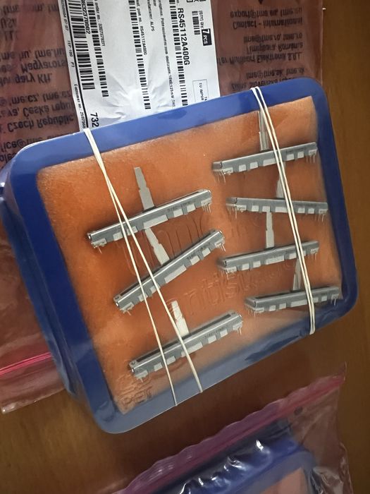 Fader pioneer djm 500/600/700/800 (potenciometro deslizante)