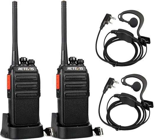 Krótkofalówka Retevis RT24 2 szt. Walkie Talkie PMR446 ze Słuchawkami