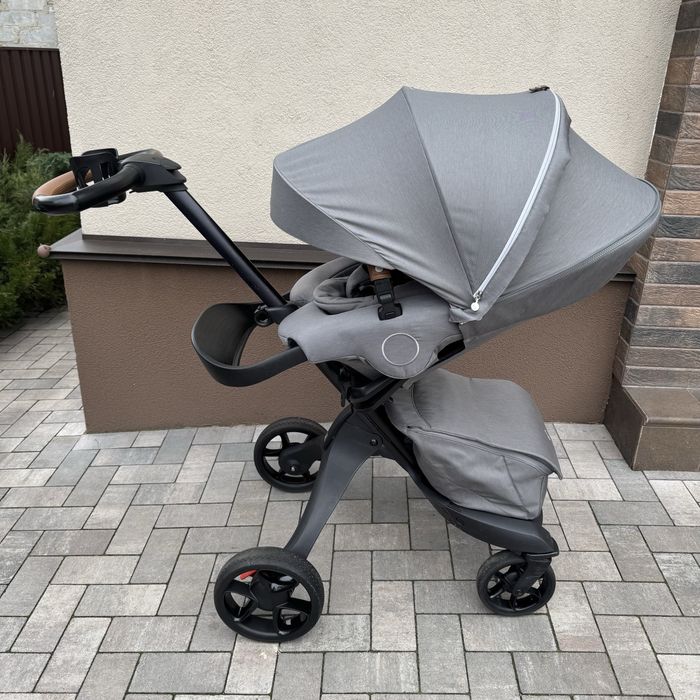 Коляска Stokke xplore X 2в1 люлька прогулка підстаканник футмуф плед