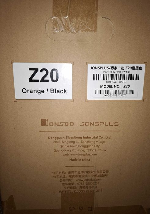 Корпус для ПК Jonsbo Z20 Orange/Black
