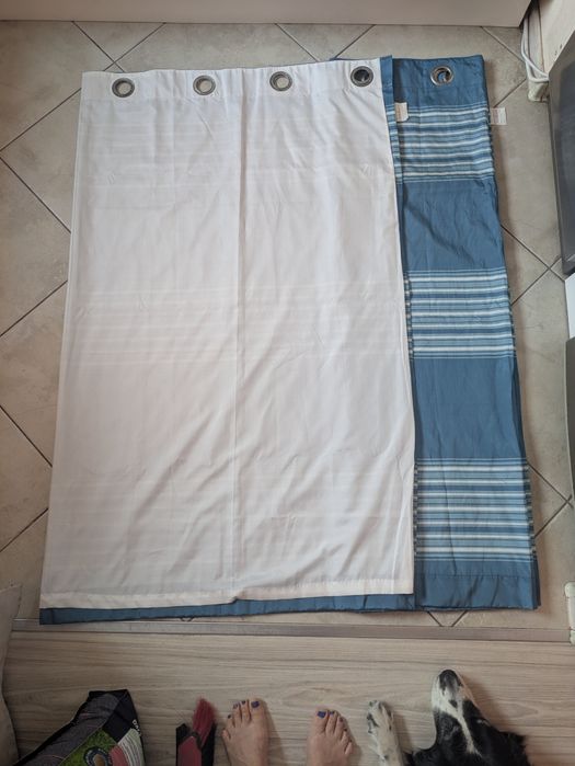Dwie zasłony 160 x 137 cm