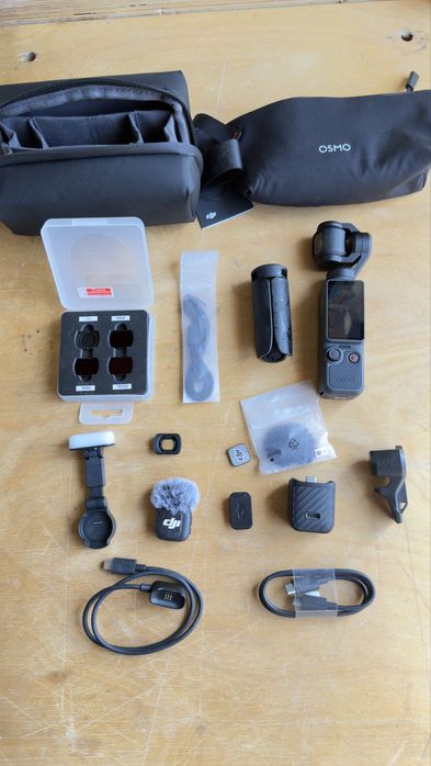 Osmo Pocket 4 Creator Combo + 4 filtros (CPL +ND16+ND64+ND256)NOVO
