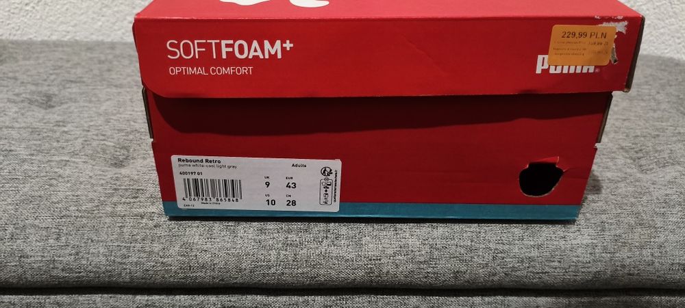 Buty PUMA Puma – białe sneakersy, nowe. Okazja !!;