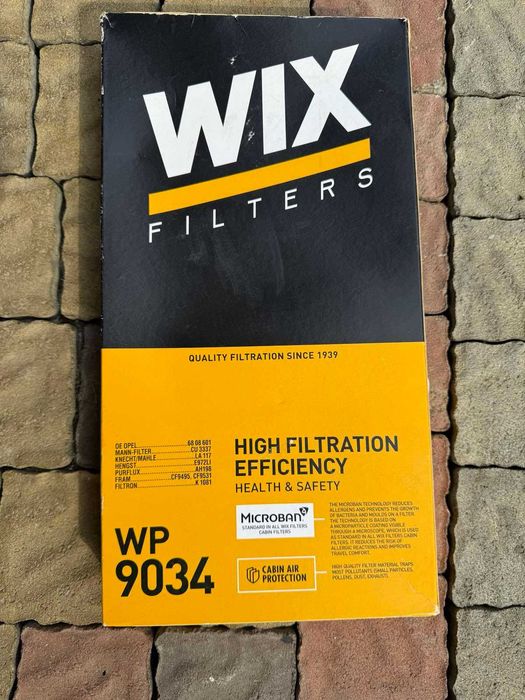 Салонний фільтр WIX WP9034 VW Audi Skoda Seat (новий)