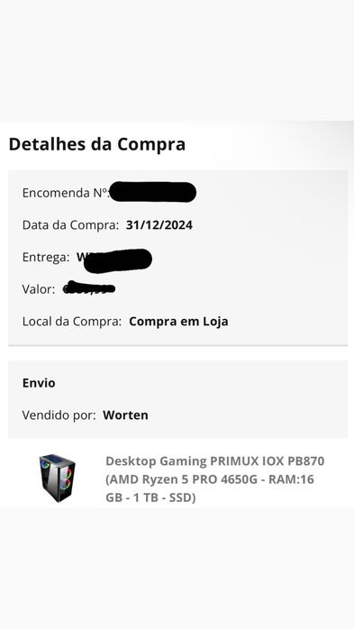 Desktop Gaming PRIMUX IOX PB870