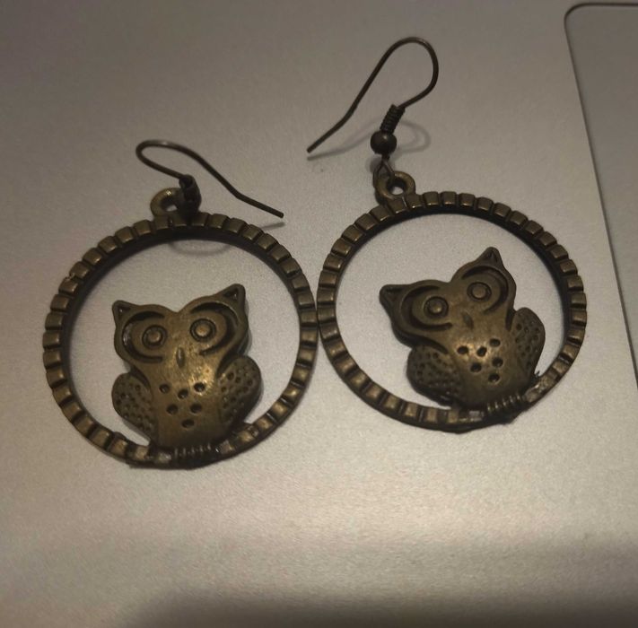 Kolczyki w kształcie sowy