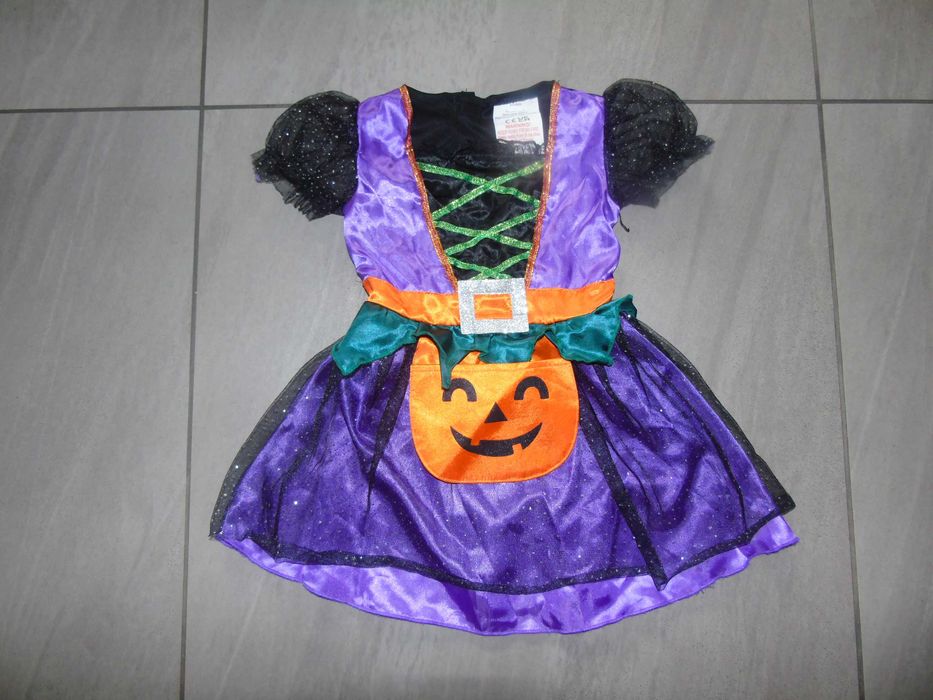 strój sukienka dynia 2-3 lata