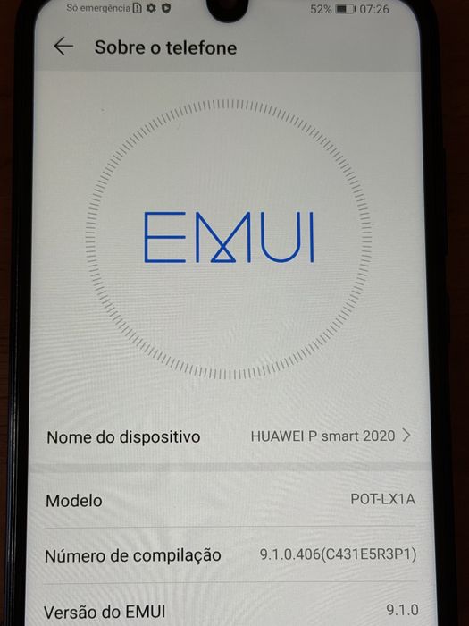 Huawei psmart 128gb android desbloqueado(ACEITO RETOMA)