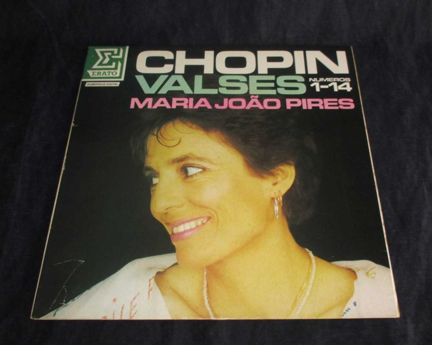 Disco LP Vinil Maria João Pires Chopin Valses Números 1-14