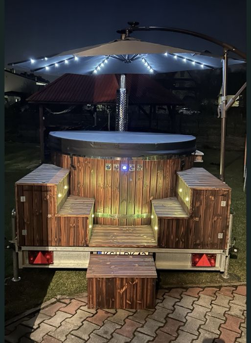 Mobilna Balia jacuzzi oraz mobilna sauna na WYNAJEM