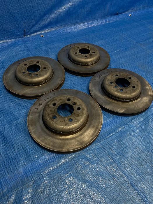 BMW F10 F11 530D TARCZE HAMULCOWE KOMPLET PRZÓD 348MM TYŁ 348MM  PRZEDNIE TYLNE ORYGINAŁ BMW