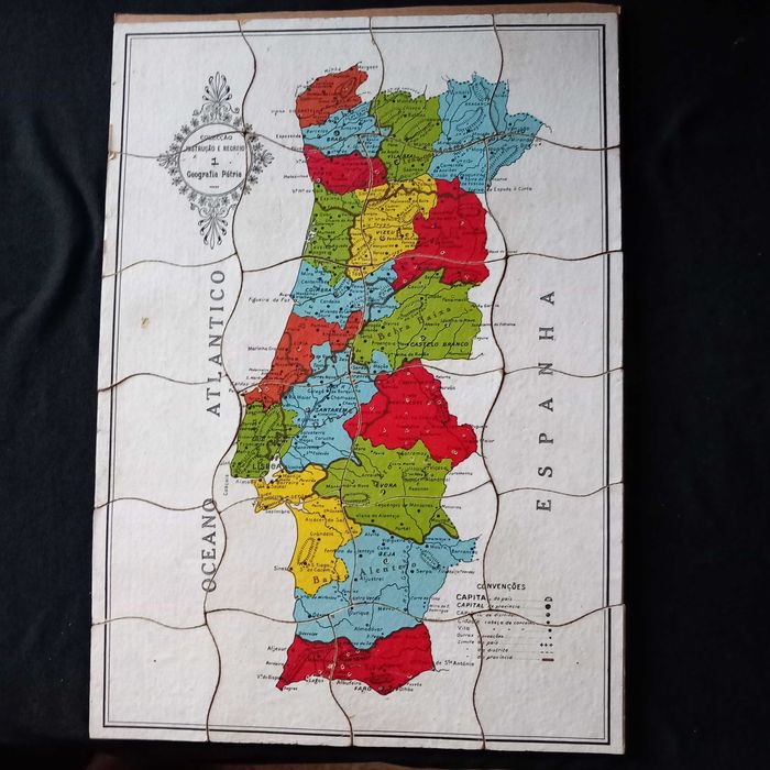 Puzle Mapa de Portugal