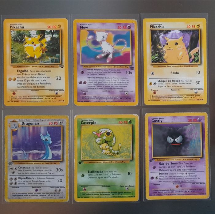 Várias Cartas Pokemon