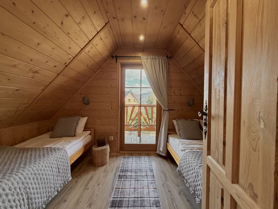 Domek z jacuzzi i widokiem na Tatry blisko Zakopanego cisza i relaks