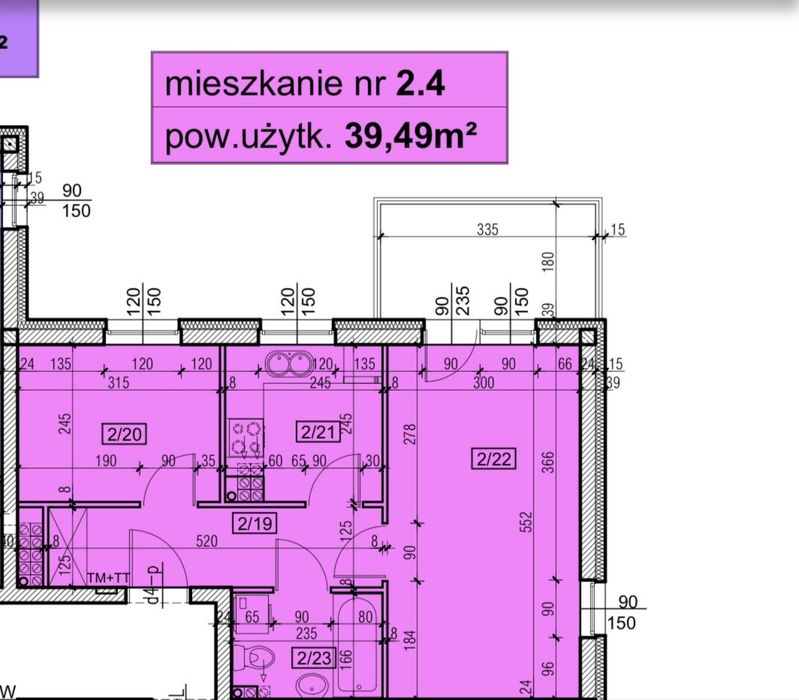 Nowe mieszkanie w centrum