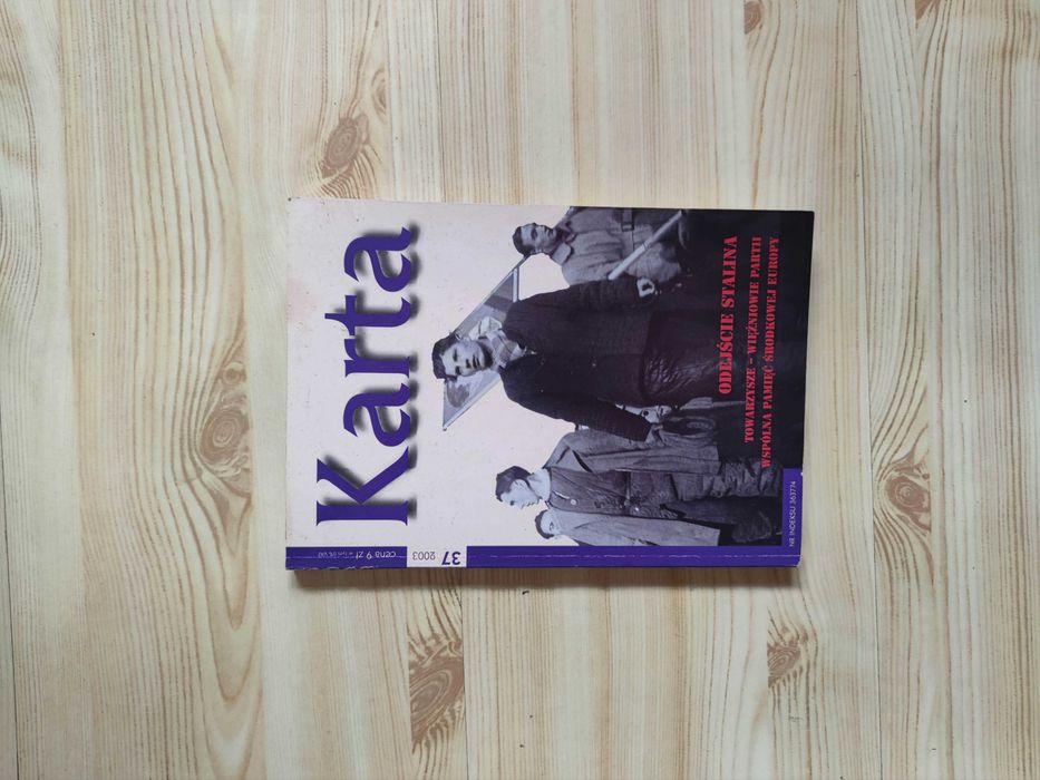 Karta kwartalnik z 2003 roku nr 37