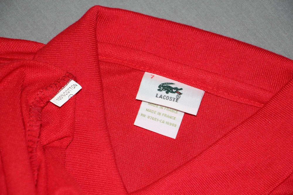 Червоне поло Lacoste