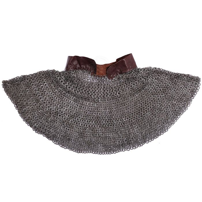 Kolczuga płaszczowa Bishopaposs - Klinowe nitowane płaskie kółka