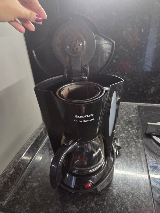 Maquina de cafe saco