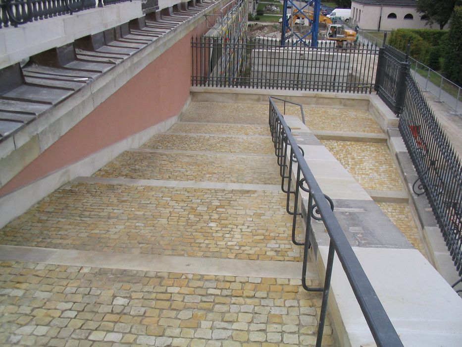 Kostka kamienna żółta 6x8 cm - piaskowiec łupany, 7 m² z tony