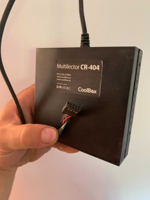 CoolBox CR-404 Internal Card Reader, Black64283908400002124