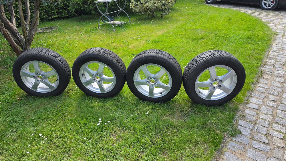 Felgi Dezent 5x108 z oponami zimowymi ford volvo