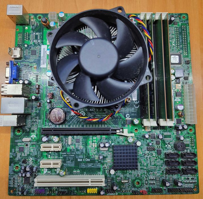 Материнская плата ACER H57H-AM2 S 1156 DDR3 + Intel i3-550 3.2 GHZ