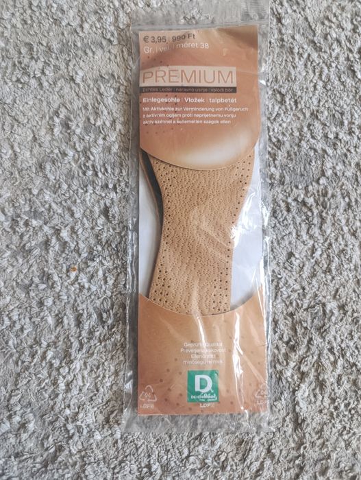 Нові шкіряні устілки р.38