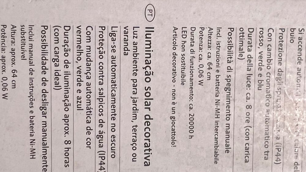 Lâmpada borbuleta luminosa a energia solar  led