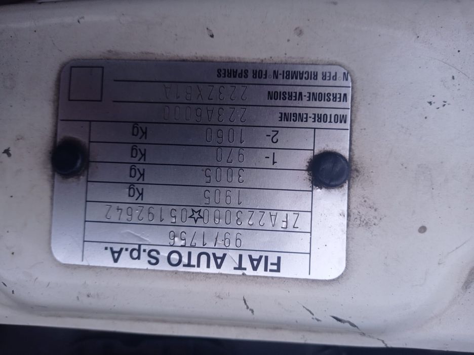 Fiat Doblo 1.9. 2000