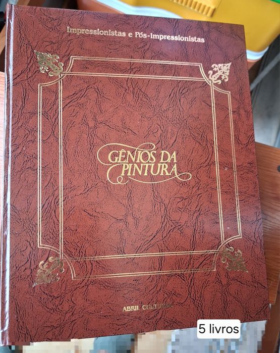 Genios da pintura 5 volumes de capa dura