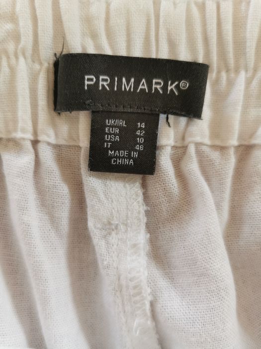 Spodnie lniane, primark, rozmiar 42, XL, 14