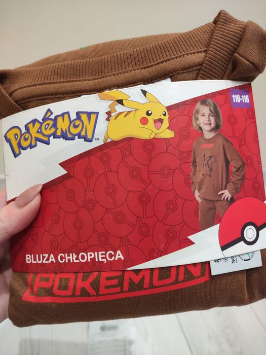 Bluza Pokemon Nowa 110/116