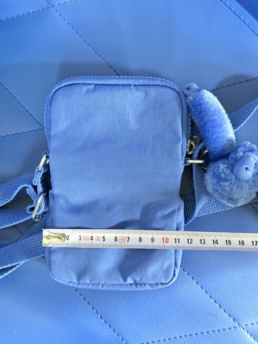 Міні сумка Kipling TALLY blue Shine з брелоком