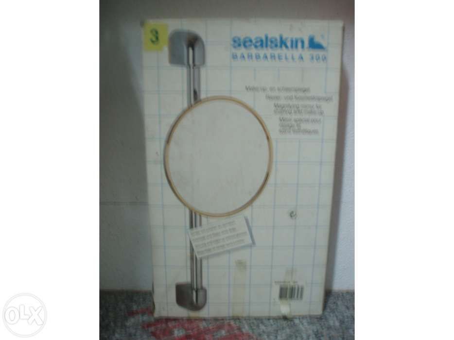 Espelho De aumento para Pinturas e maquilhagens em Inox Branco