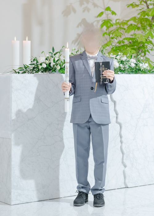Garnitur chłopięcy z butami