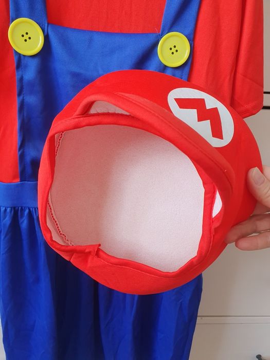 Strój Mario dla dziewczyny kostium przebranie Luigi