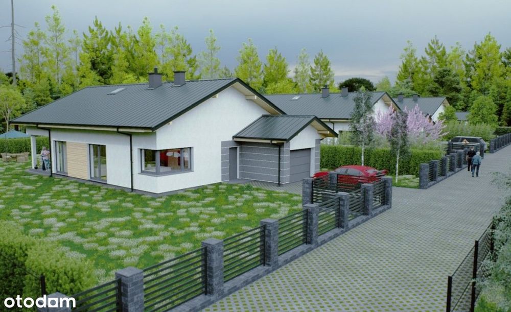 Nowoczesny dom z garażem w spokojnej okolicy