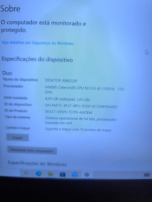 notebook em bom estado