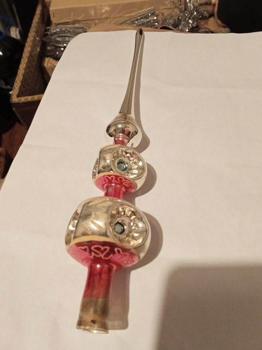 Bombki choinkowe PRL szpic