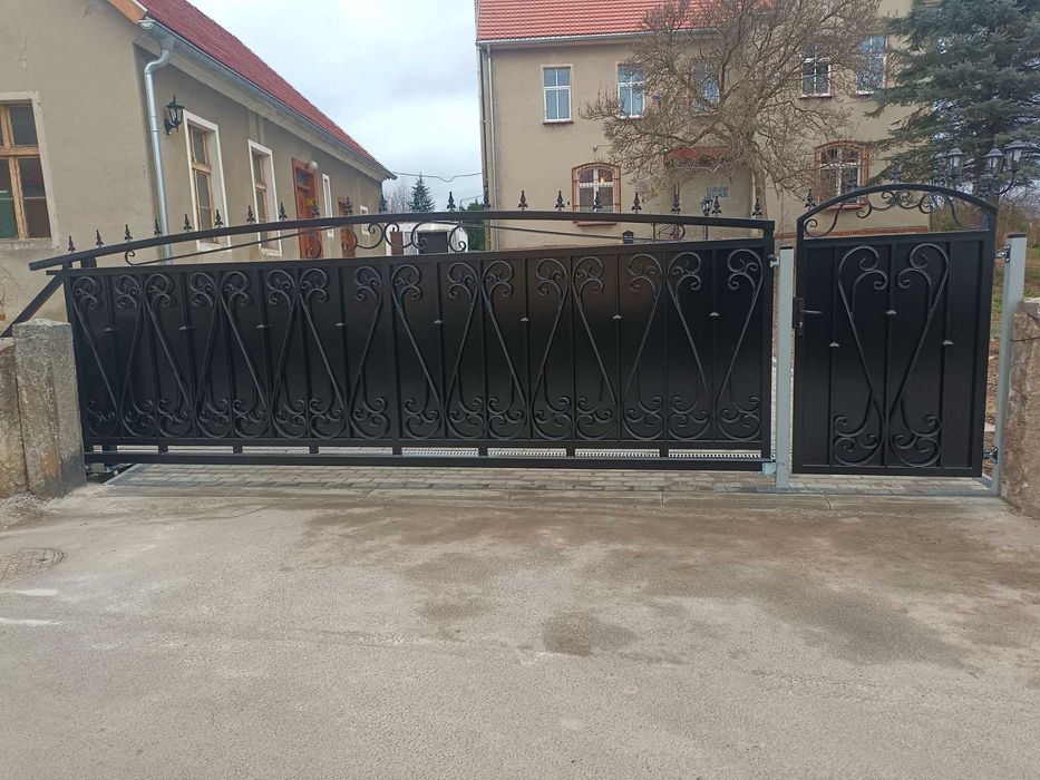 Brama wjazdowa 4m + furtka