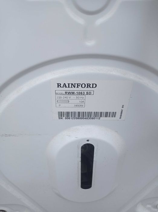 Стиральная машина rainford rwm 1060.