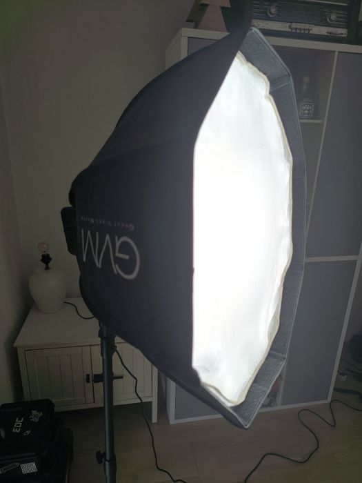 Softbox - iluminação - foto - vídeo - GVM SD80D